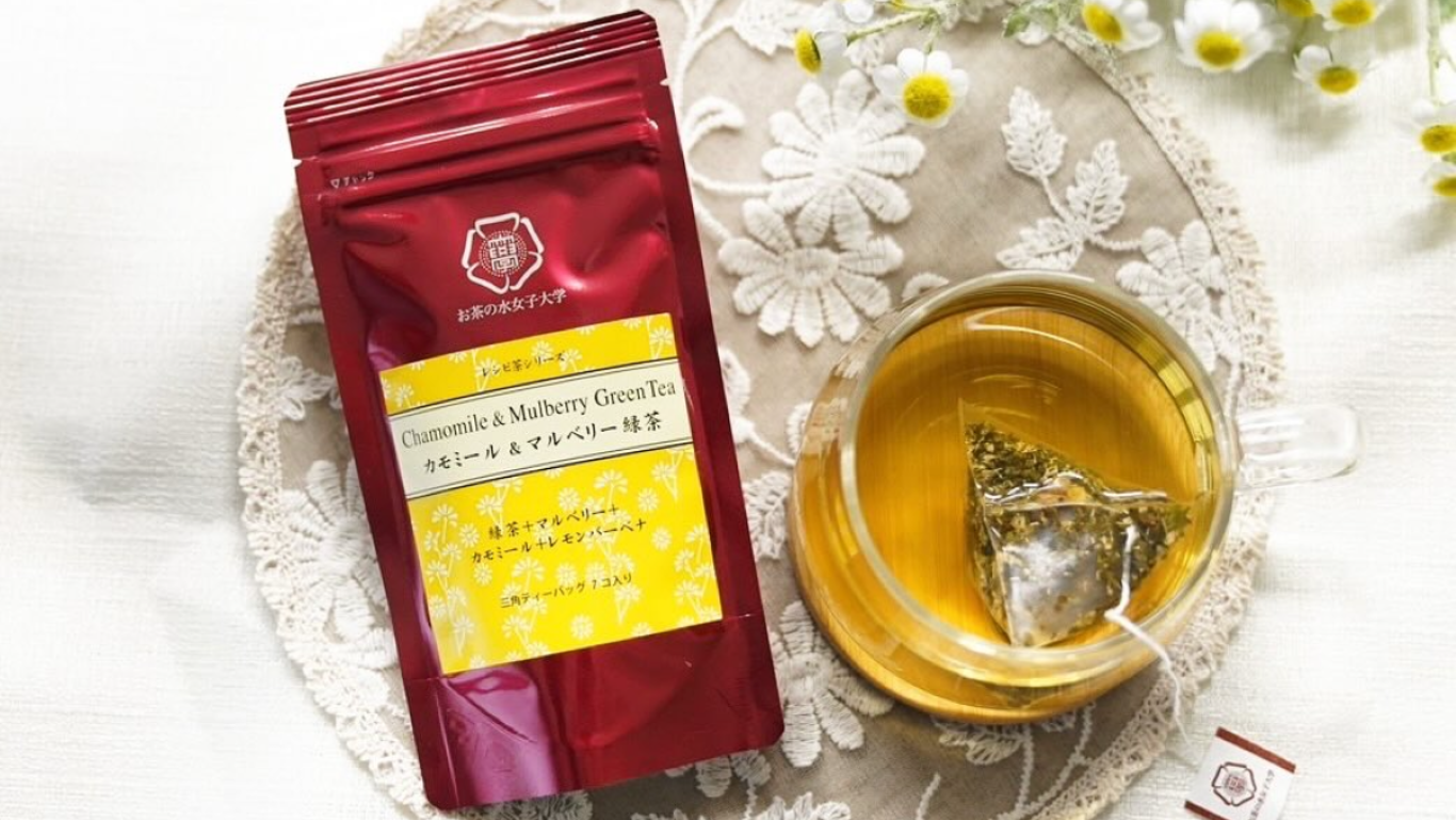 お茶大協同開発】カモミール＆マルベリー緑茶 株式会社 下堂園